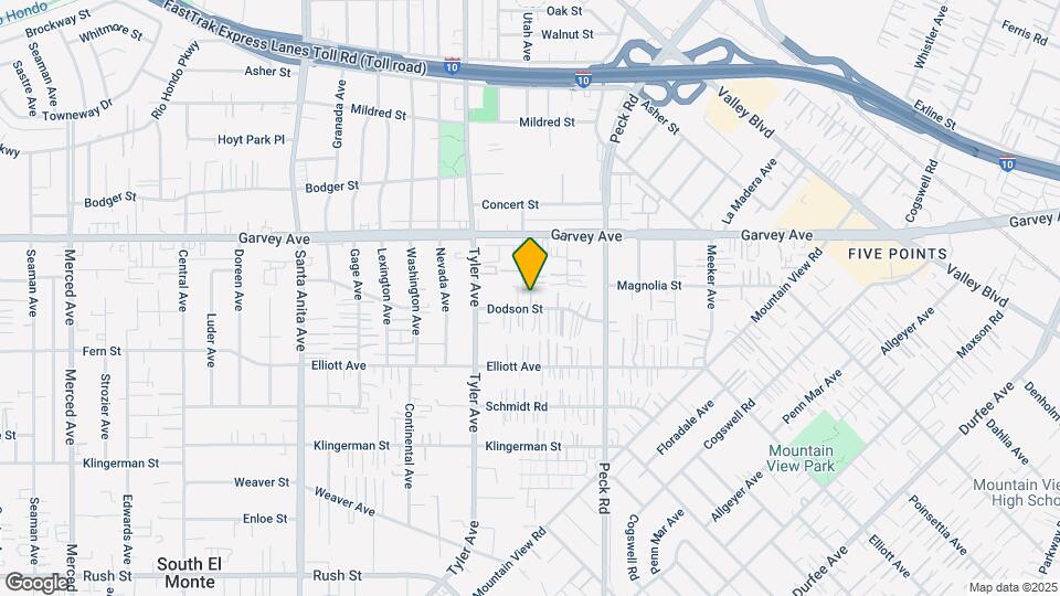 11111 Dodson St Map and Location Details