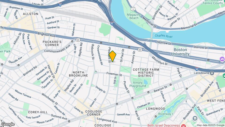 73 Thatcher St, Unit 302 Map and Location Details
