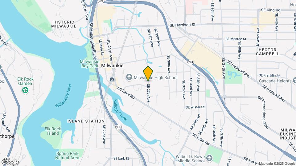 11355 SE 27th Ave Map and Location Details
