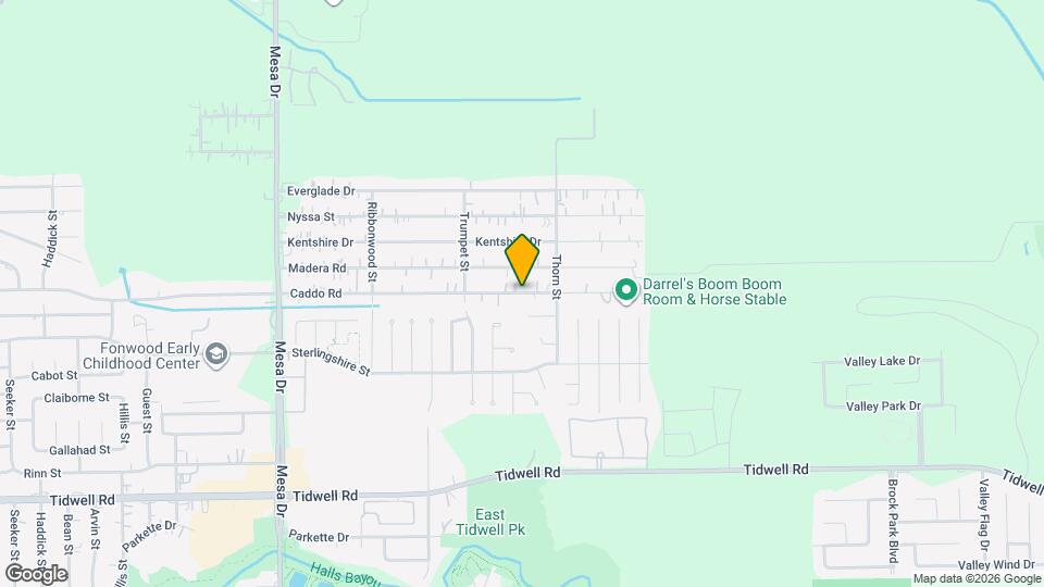 9309 Caddo Rd Map and Location Details