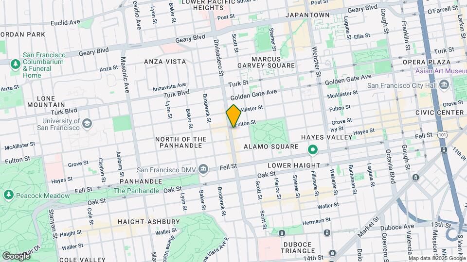 744 Divisadero St Mapa y Detalles de la Ubicación