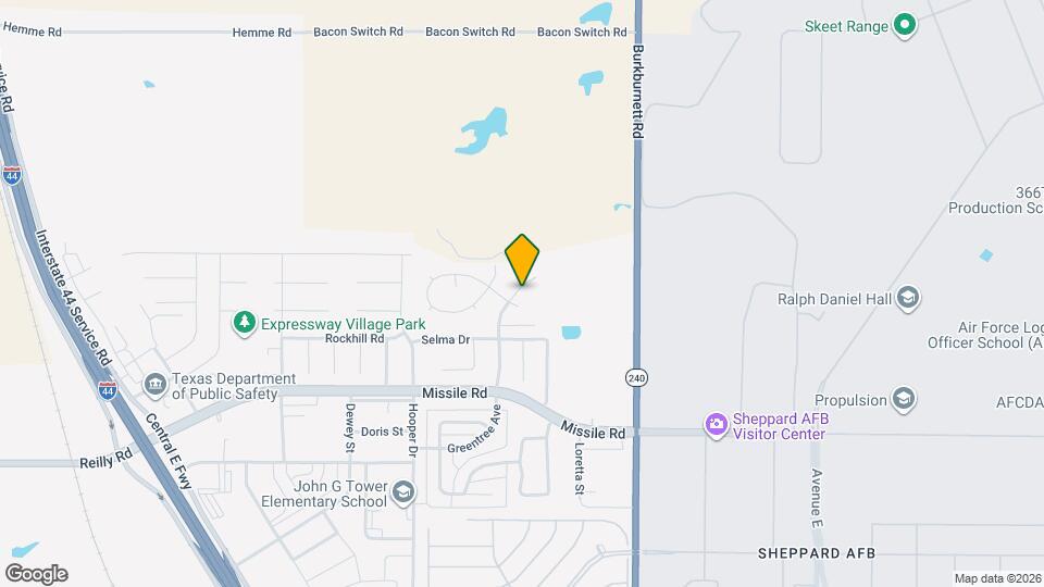 2103 E Hunters Glen Map and Location Details