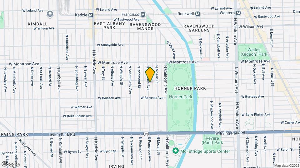 4249 N Francisco Ave Map and Location Details