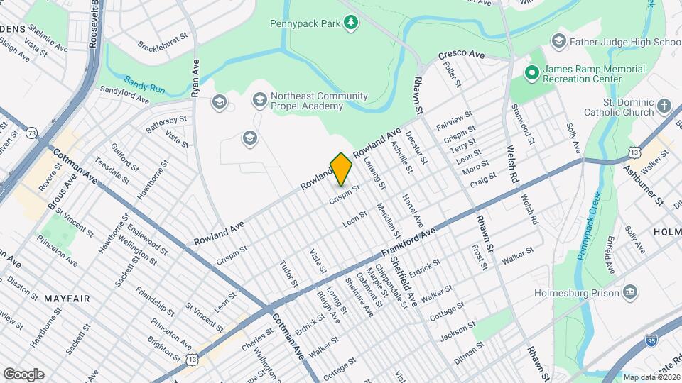 3343 Chippendale St Map and Location Details