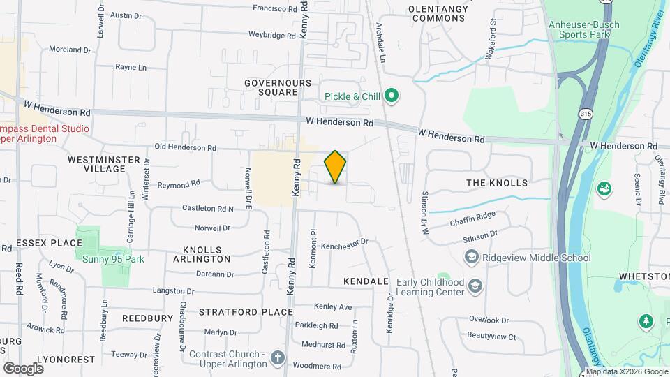 1033 Folkestone Rd Map and Location Details