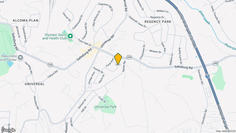 133 Bellevue Dr Map and Location Details