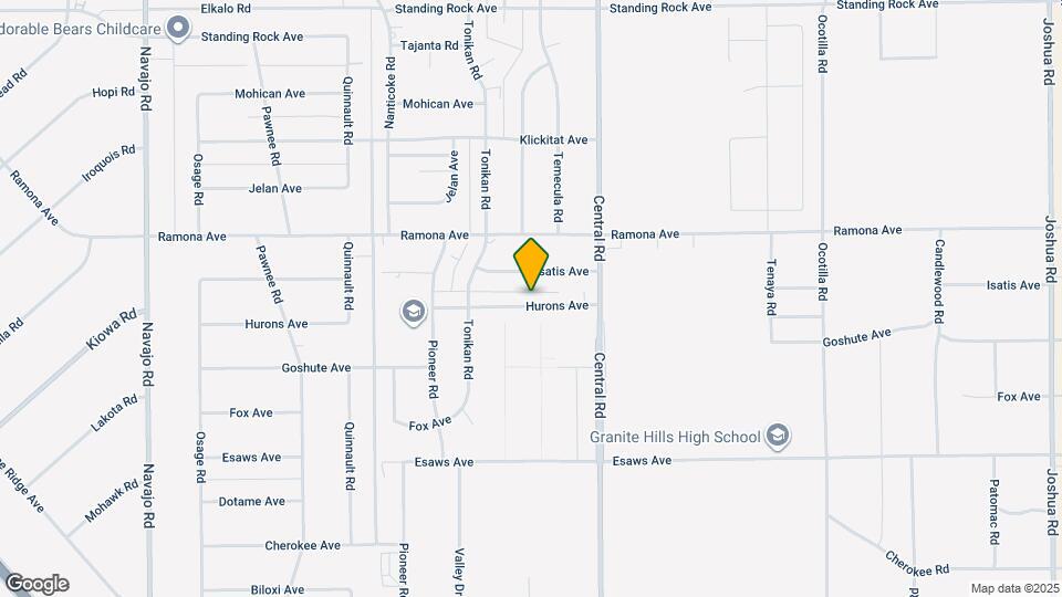22396 Hurons Ave Map and Location Details
