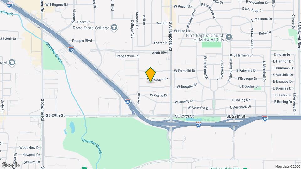 423 W Douglas Dr Mapa y Detalles de la Ubicación