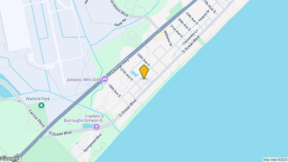 2506 S Ocean Blvd, Unit 3 Map and Location Details
