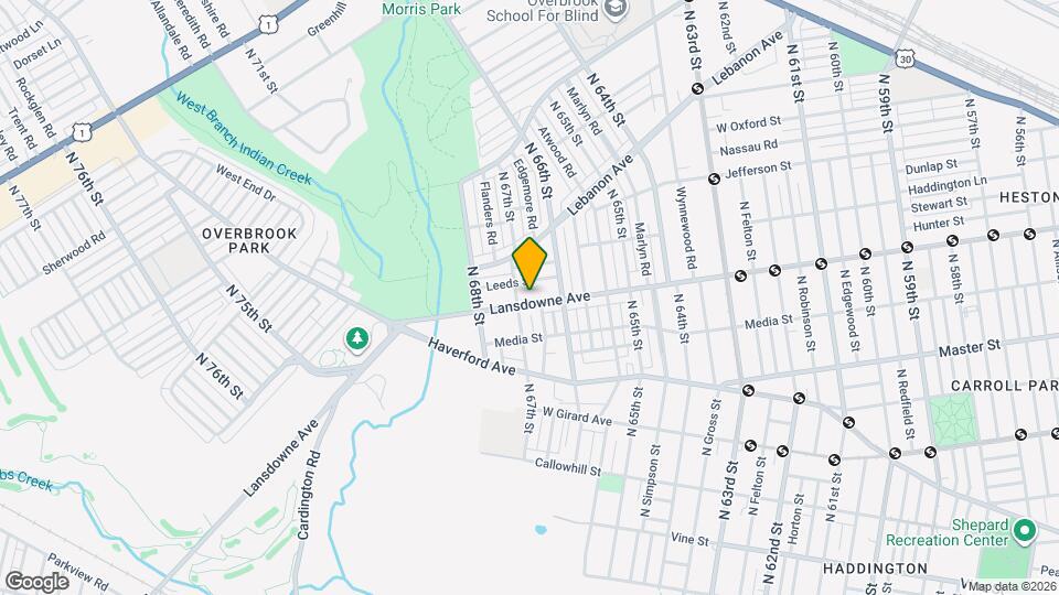 6641 LANDSDOWNE Map and Location Details