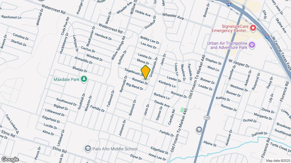 1609 Ronstan Dr Map and Location Details