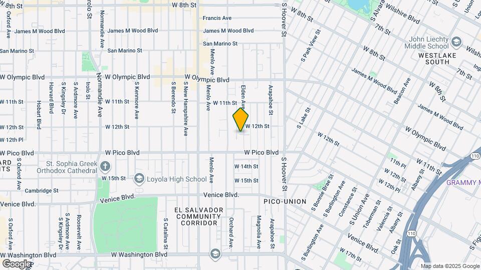 1223 Elden Ave, Unit C Map and Location Details