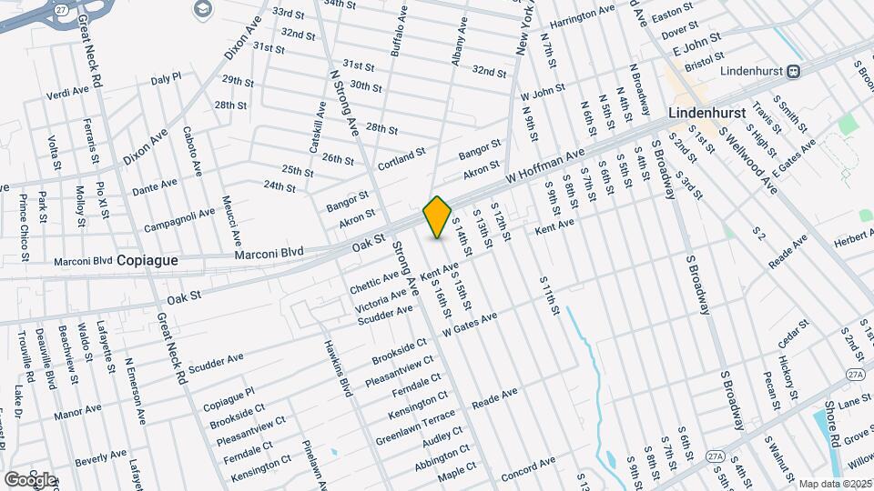 155 S 15th St Map and Location Details
