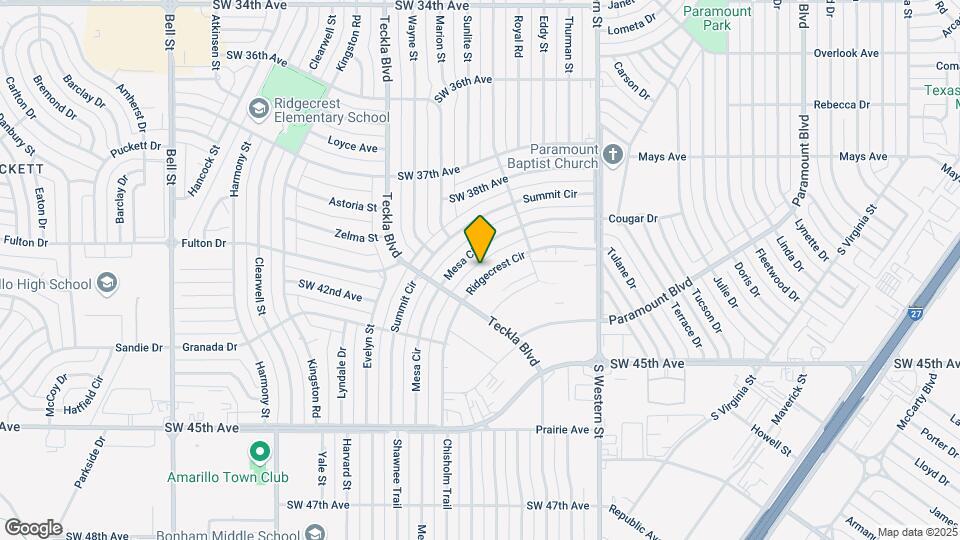 4334 Ridgecrest Cir Map and Location Details