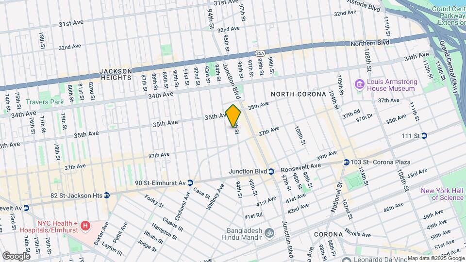 35-38 95th St Mapa y Detalles de la Ubicación