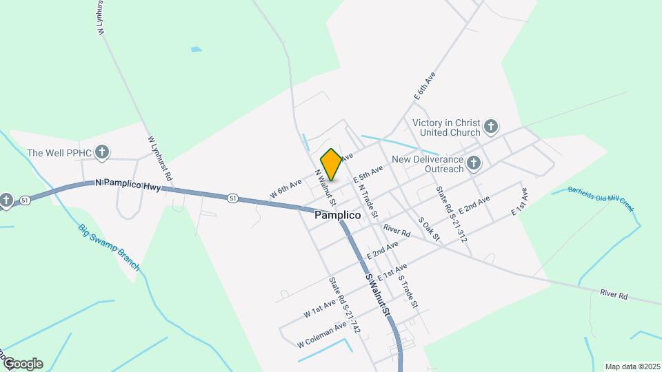 107 E 5th Ave Map and Location Details