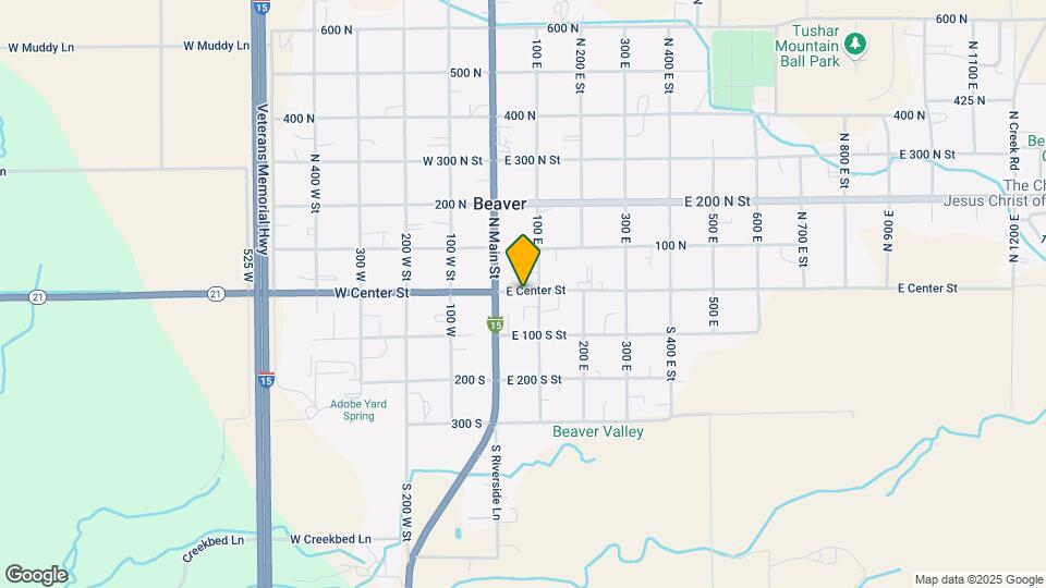 60 E Center St Map and Location Details