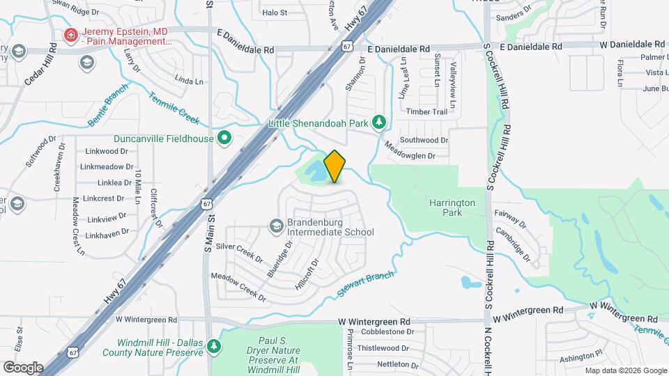 423 Timberline Dr Map and Location Details