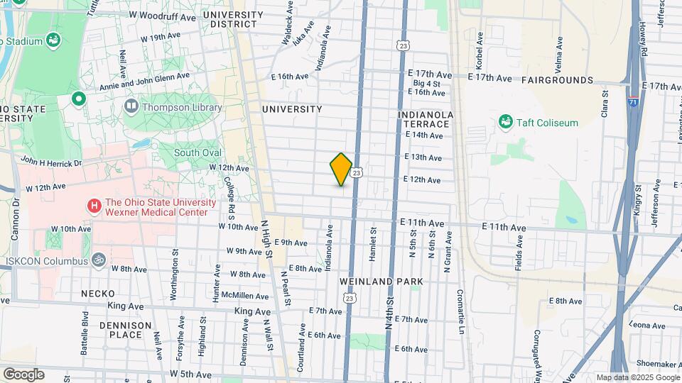 180 Chittenden Ave Map and Location Details