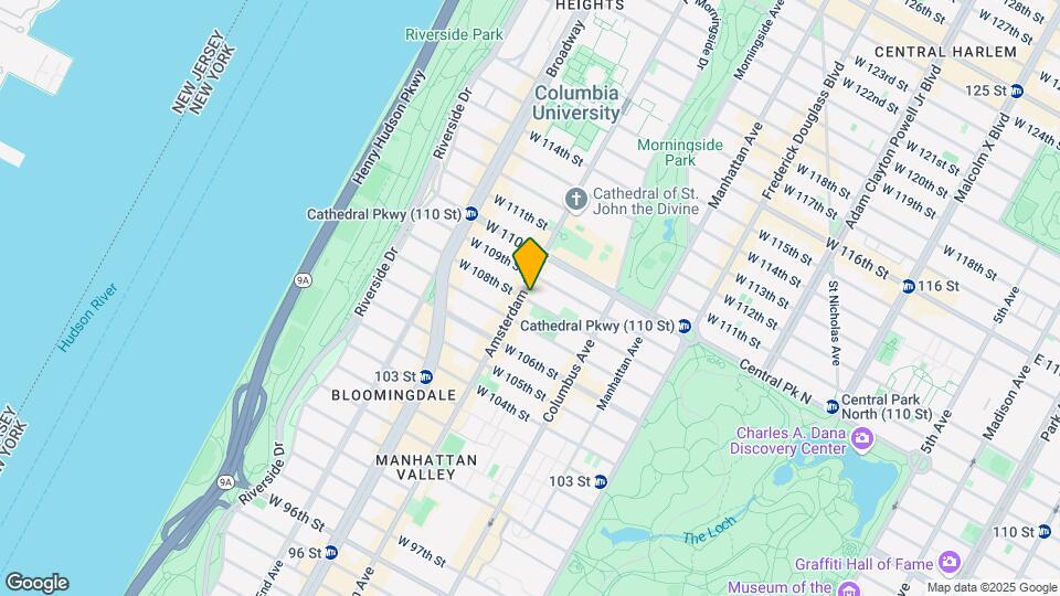 981 Amsterdam Avenue Map and Location Details
