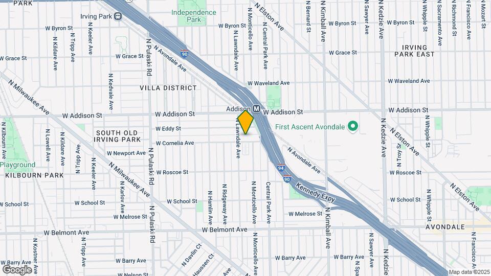 3646 W Cornelia Ave Map and Location Details