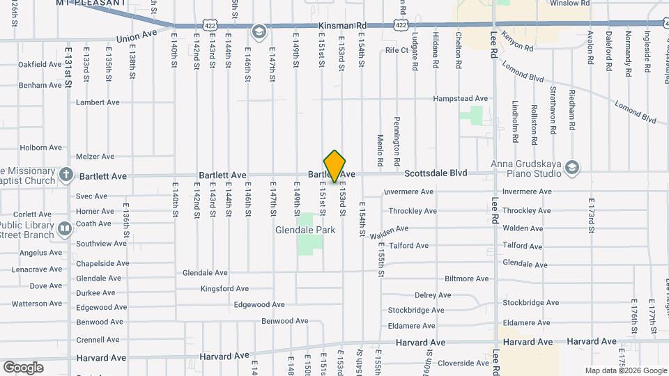 3768 E 153rd St Map and Location Details