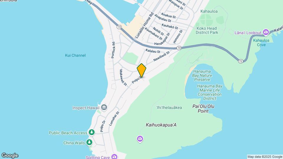 107 Kekaha Pl Map and Location Details