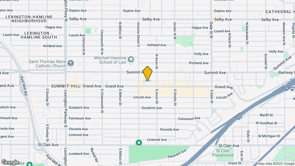833 Grand Ave Map and Location Details