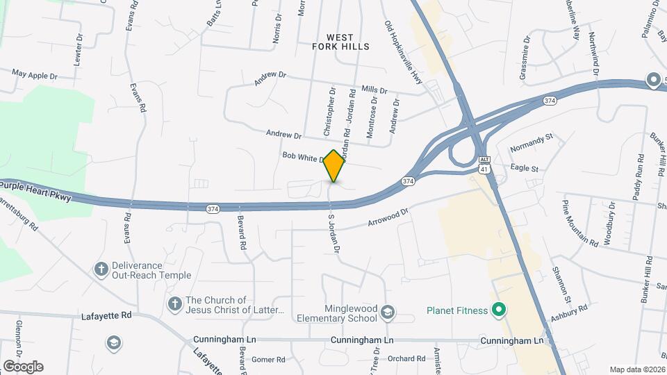 212 Quail Ridge Rd Map and Location Details