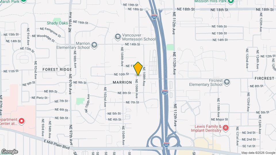 913-915 NE 106th Ave Map and Location Details