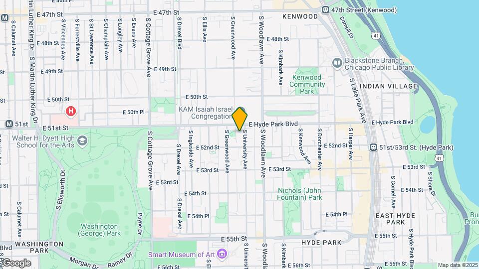 5120-5122 S University Ave Map and Location Details