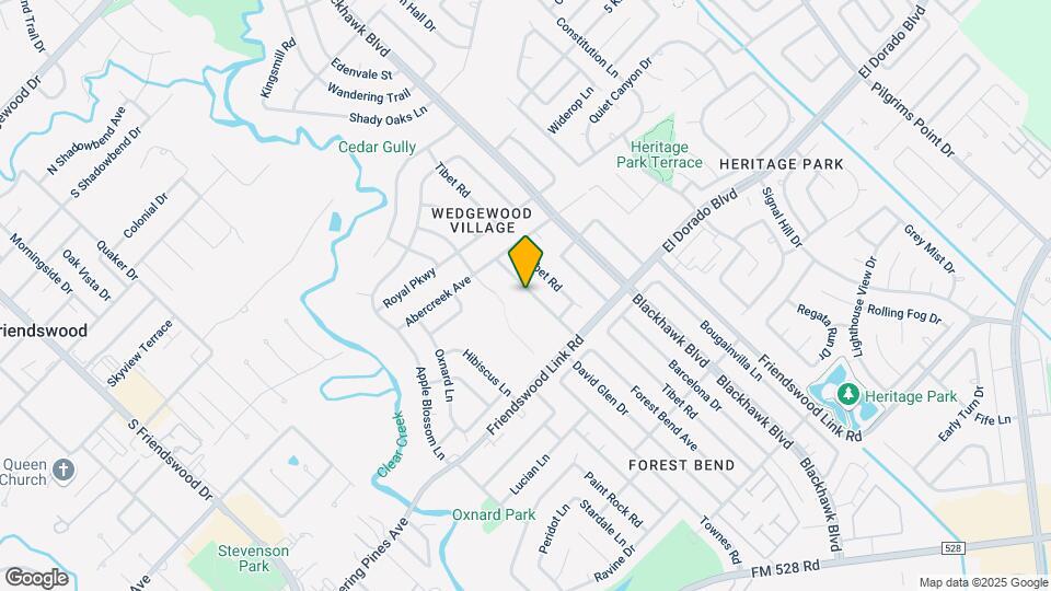 16402 Forest Bend Ave Map and Location Details