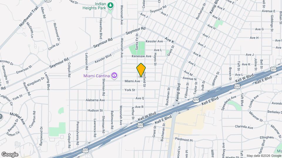 3104 Miami Ave Map and Location Details