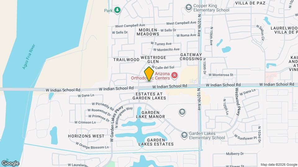 11017 W Monterosa St Map and Location Details