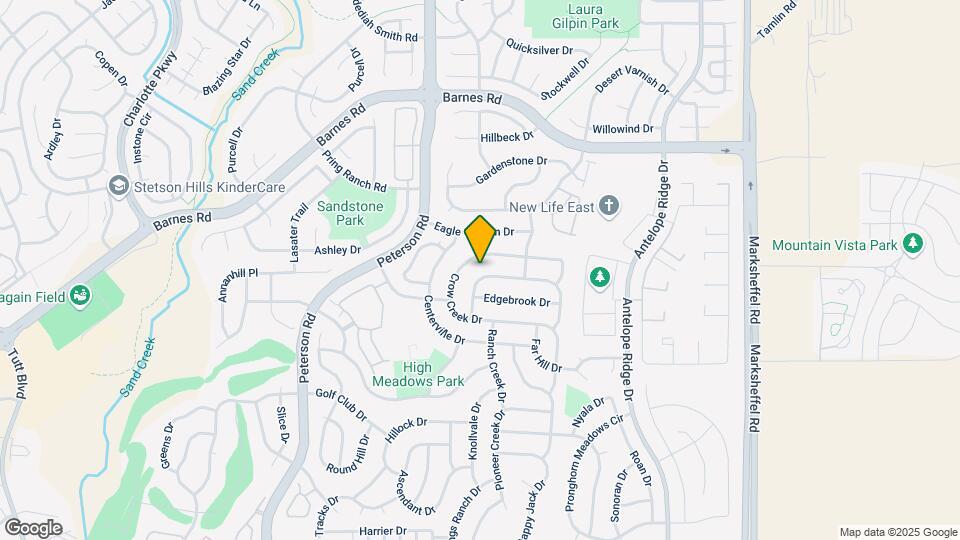 4601 Range Creek Dr Map and Location Details