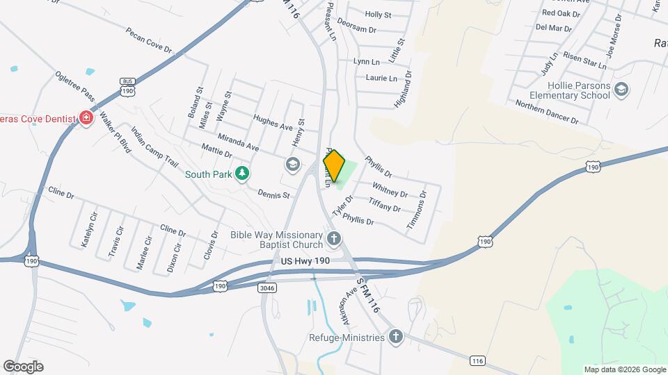 2007 Pleasant Ln Map and Location Details