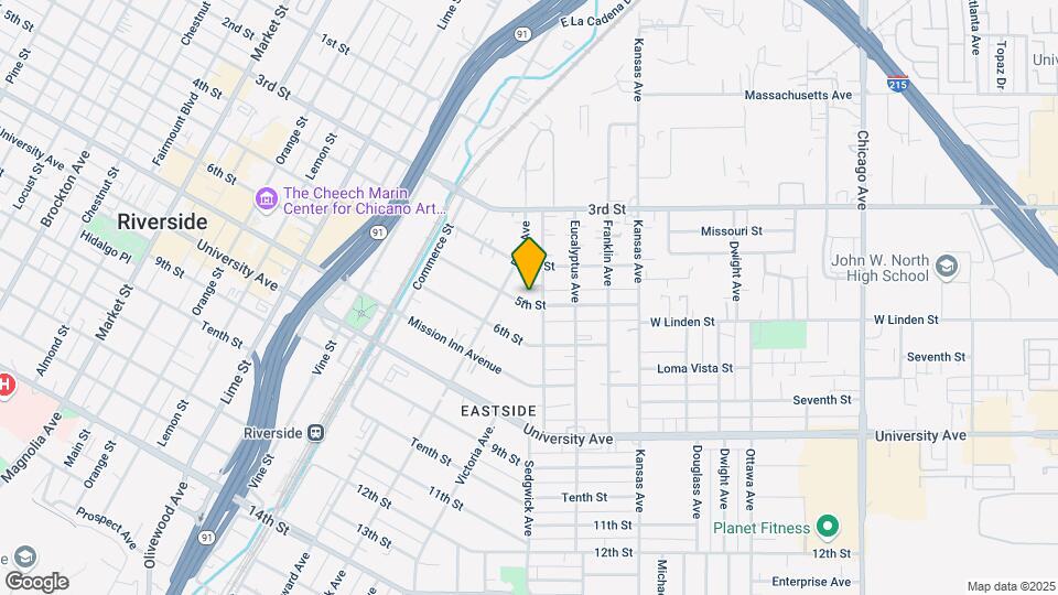 2549 5th St Map and Location Details