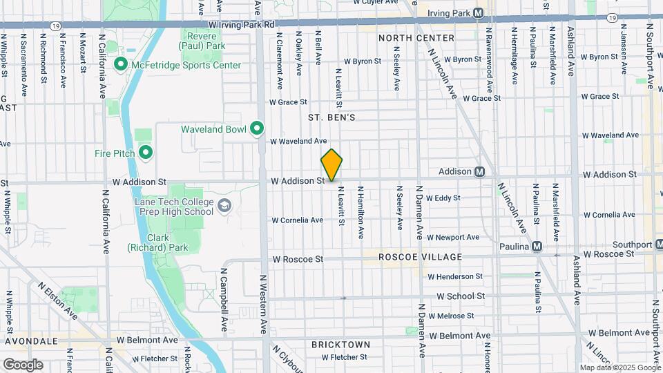 2213 W Addison St-Unit -2 Map and Location Details