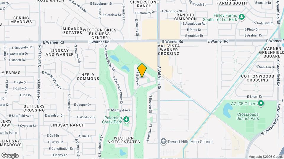 1507 E Sunrise Way Mapa y Detalles de la Ubicación