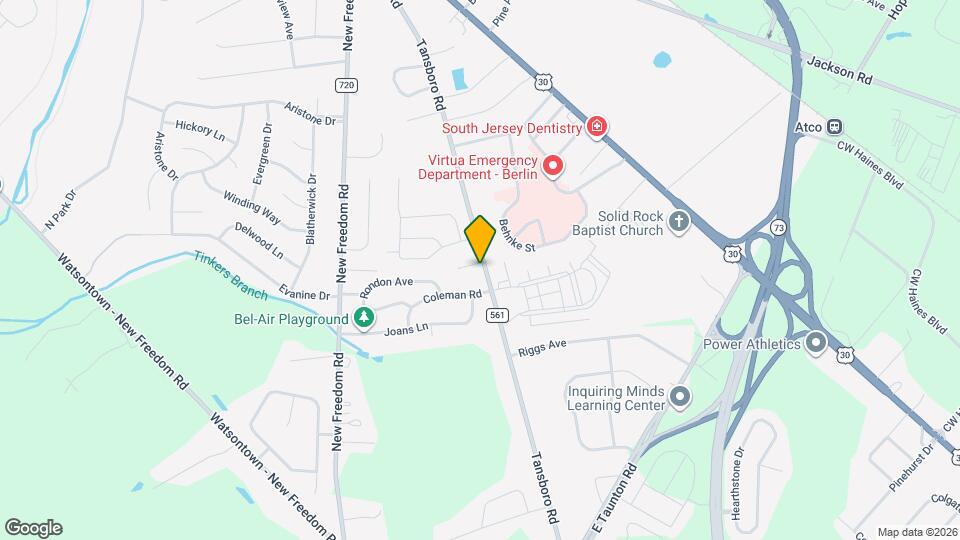 184 Tansboro Rd Map and Location Details