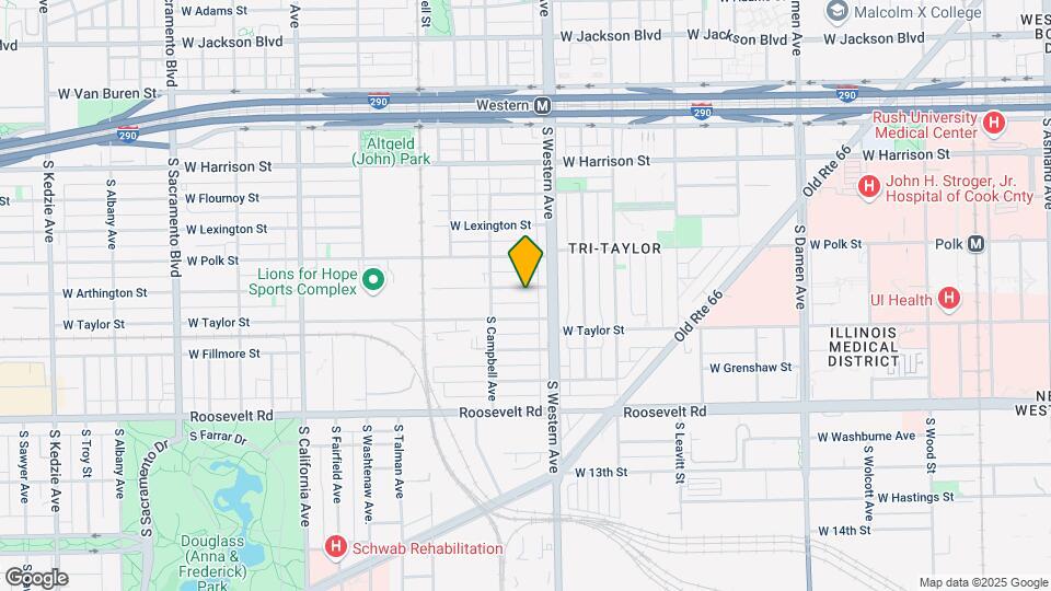 2427 W Arthington St Map and Location Details