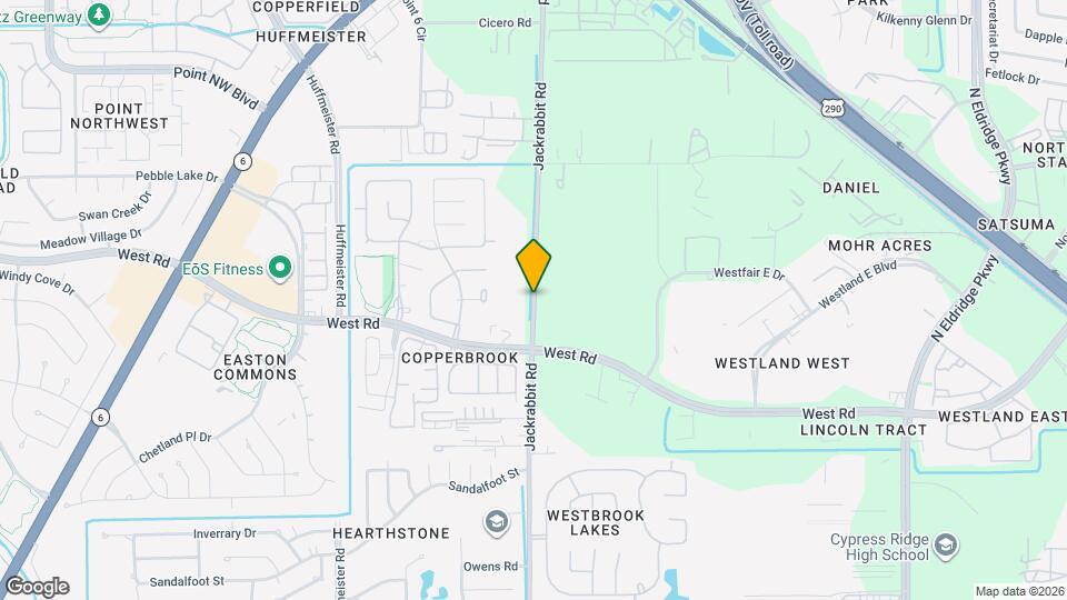 8523 Jackrabbit Rd Map and Location Details