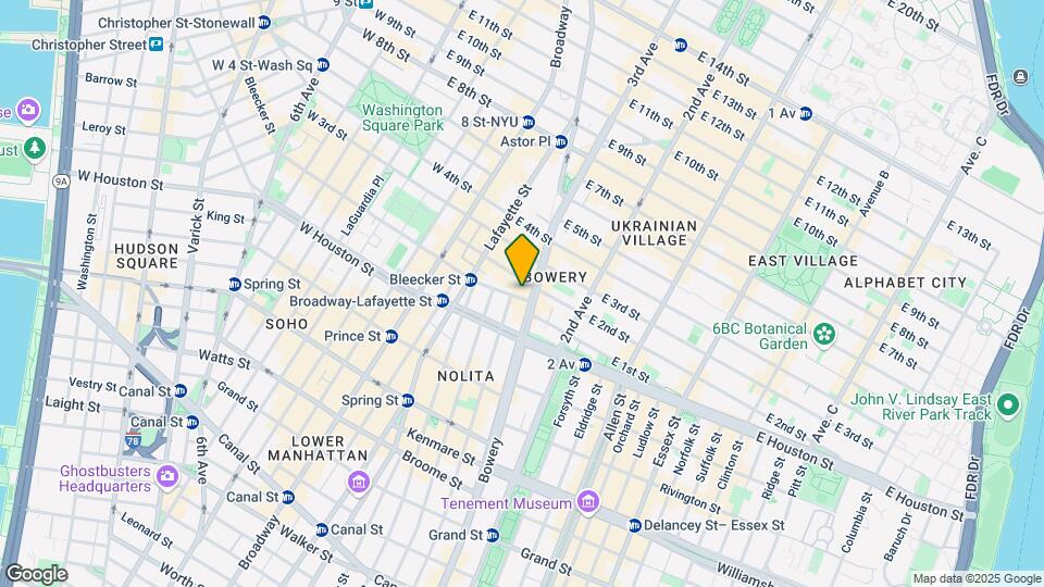 3 Bleecker St Mapa y Detalles de la Ubicación