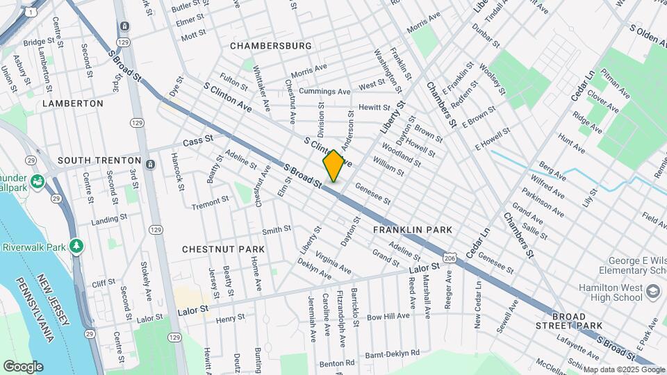 1112 S Broad St Map and Location Details