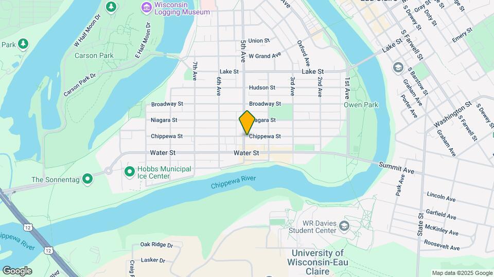 441-443 Chippewa St Mapa y Detalles de la Ubicación