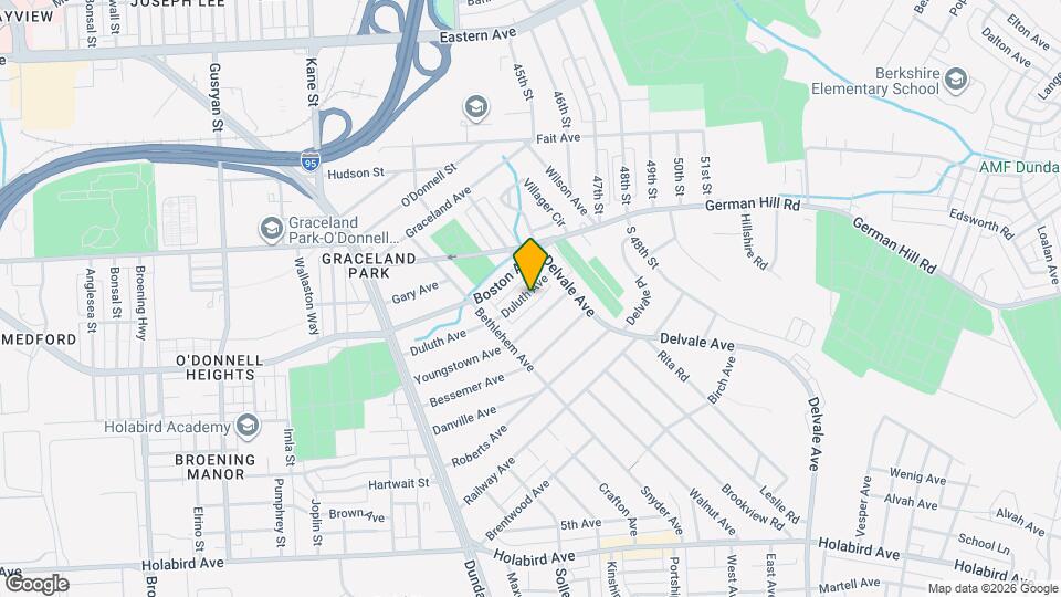 6841 Duluth Ave Map and Location Details