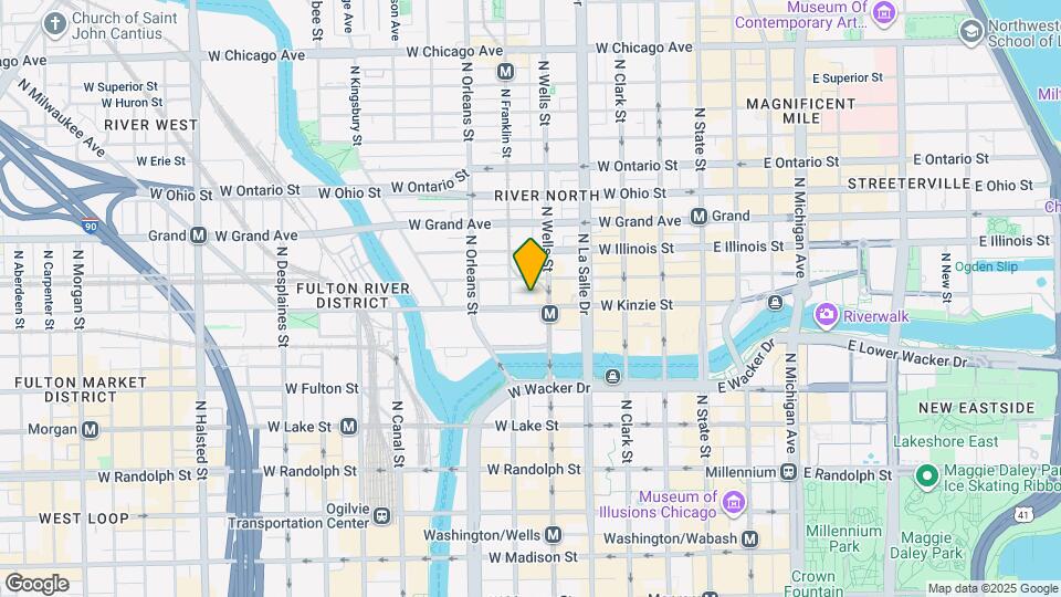 212 W Kinzie St Map and Location Details