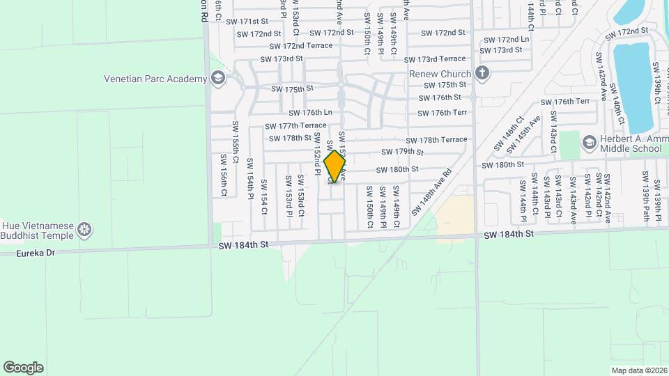 18081 SW 152nd Ct Map and Location Details
