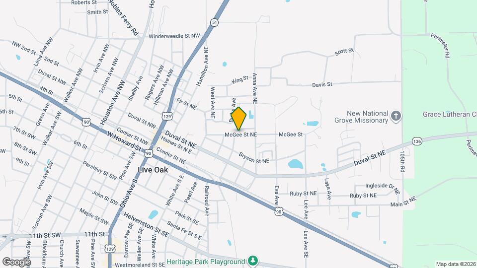 823 McGee St NE Map and Location Details