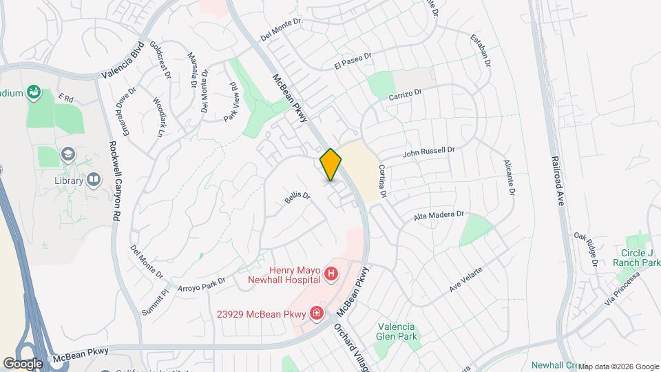 25855 McBean Pkwy, Unit #64 Mapa y Detalles de la Ubicación